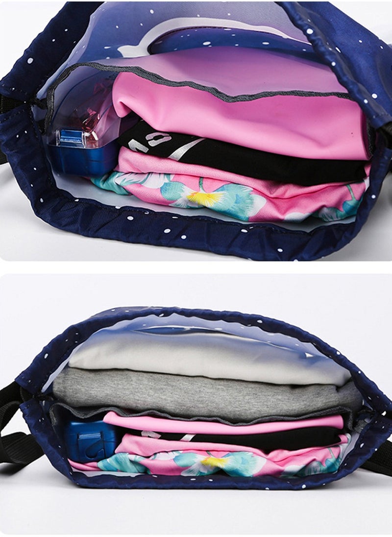 QUTOOB Adorable Backpack For Kids, Boys, Girls - Large Capacity Backpack With Wet And Dry Separation Compartment - Swimming Bag - Waterproof Bag for Swimming Supplies, Beach, Gym, Sports, Pool, Etc  - Image 4
