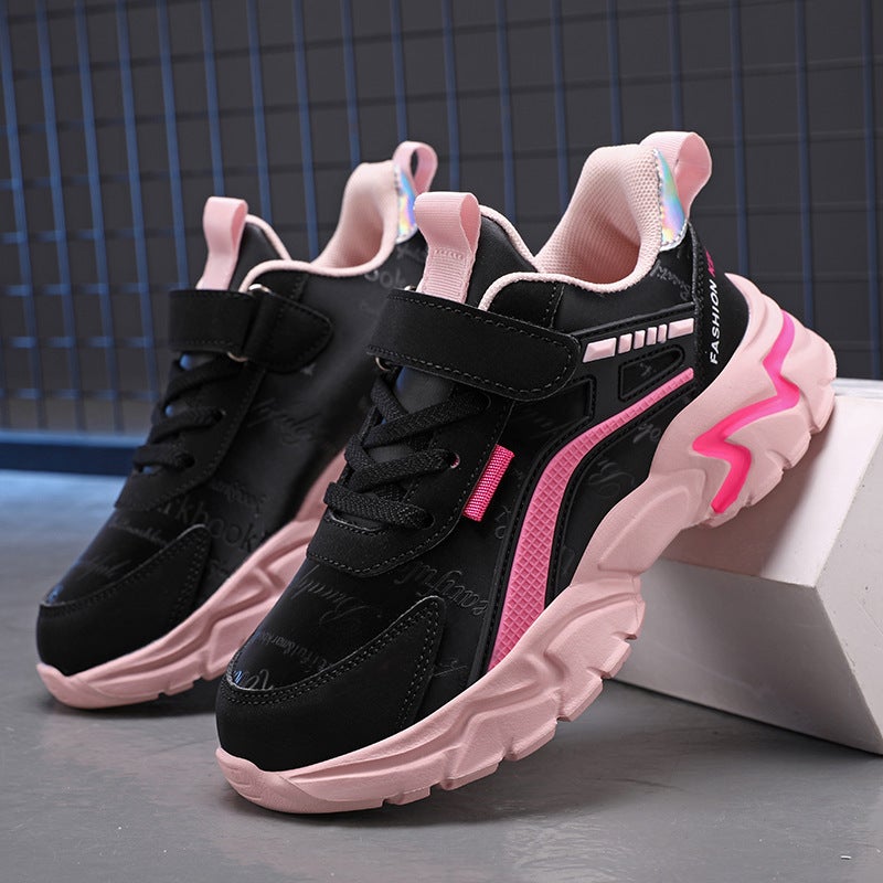 Mesh Sneakers Lightweight Flexible Sole Walking Shoes For Kids Indoor And Outdoor Activities - Image 1