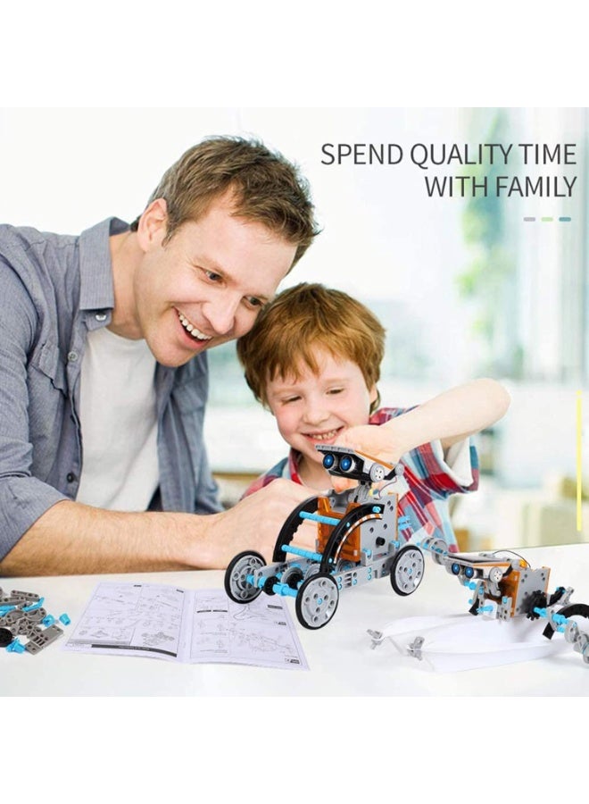 جورونب ألعاب مجموعات الطاقة الشمسية للأولاد من سن 8 إلى 13 عامًا، مجموعة روبوت STEM، هدايا للأطفال من سن 8 إلى 13 عامًا، مجموعة تجارب علمية تعليمية للبناء لأعياد الميلاد للأطفال الأولاد والبنات - Image 2