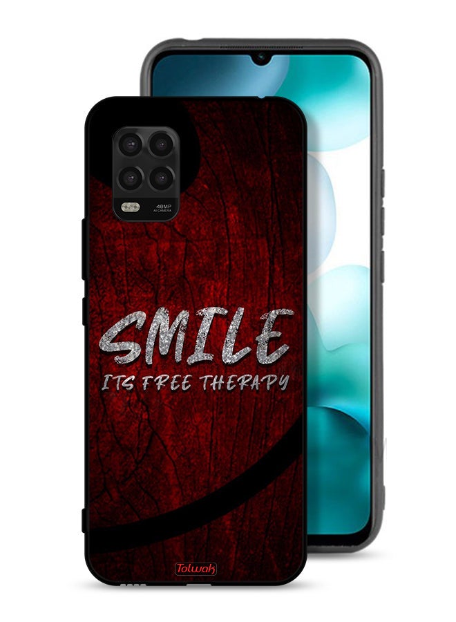 Tolwak Xiaomi Mi 10 Lite 5G Protective Case Cover Smile Its Free Therapy - Image 1