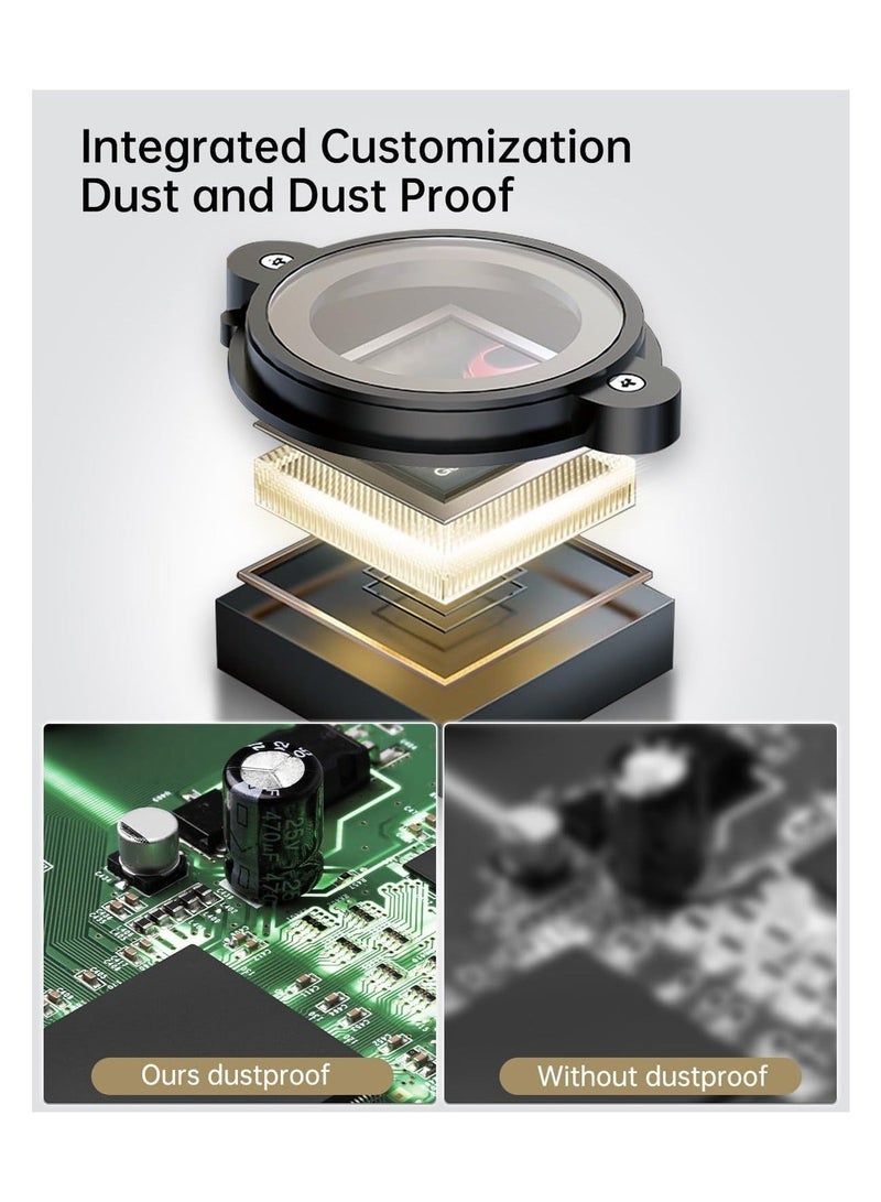 Captaintech Handheld Digital Microscope Camera, 50X-1600X Magnification USB Pocket Microscopes Camera, HD Fixed Focus Magnifier, for Adults Kids with 8 Adjustable LED, Coin Magnifier for iPhone, iPad, Android - Image 4