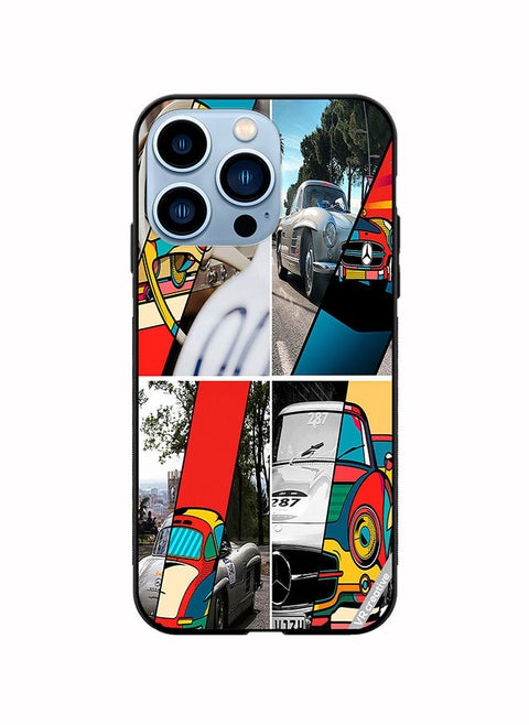 Protective Case Cover For Apple iPhone 14 Pro Max Mercedes-Benz Design Multicolour