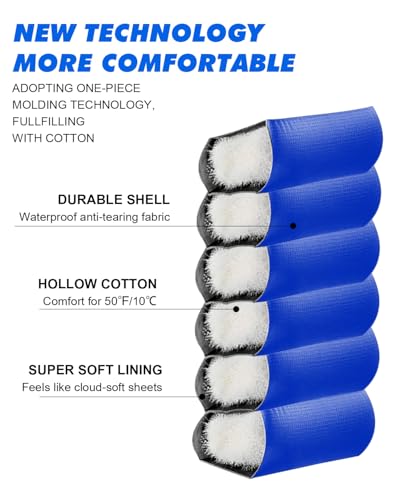 ETGLCOZY Lightweight 3-Season Sleeping Bag for Adults/Kids Camping, Compact w/Compression Sack, Waterproof Ripstop, Portable for Backpacking Hiking Travel, 50-80°F, Blue - Image 3