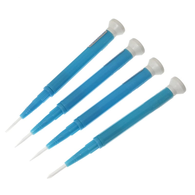 RLECS 4IN1 Ceramic Screwdriver Adjusting Screwdriver Stepper Dirvers Nonconductive Screw Driver Repair Hand Tool Screwdriver Bit 13mm 18mm 26mm 2mm