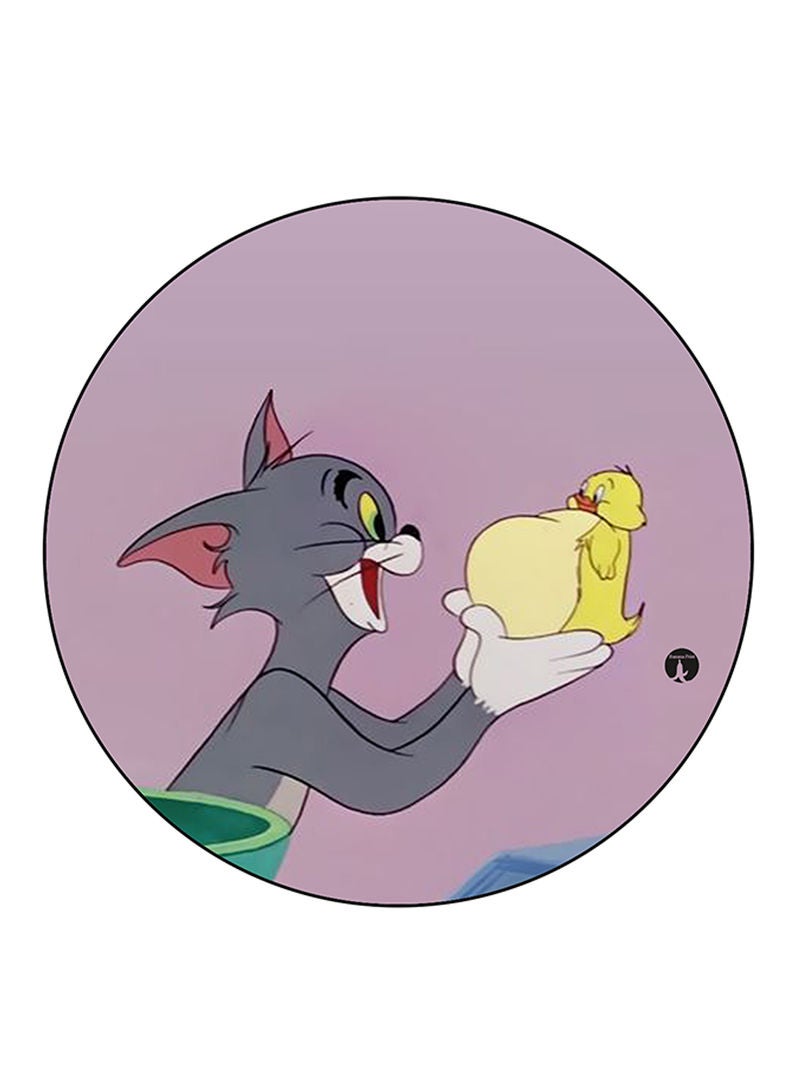 Tom And Jerry Printed Mouse Pad Multicolour