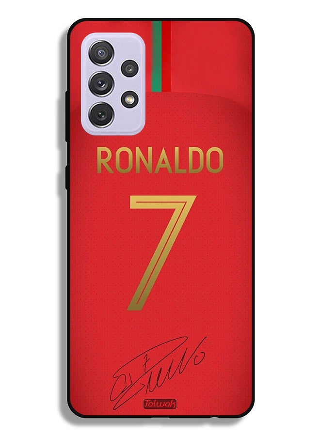 Tolwak Samsung Galaxy A72 5G Protective Case Cover Ronaldo 7 - Image 1