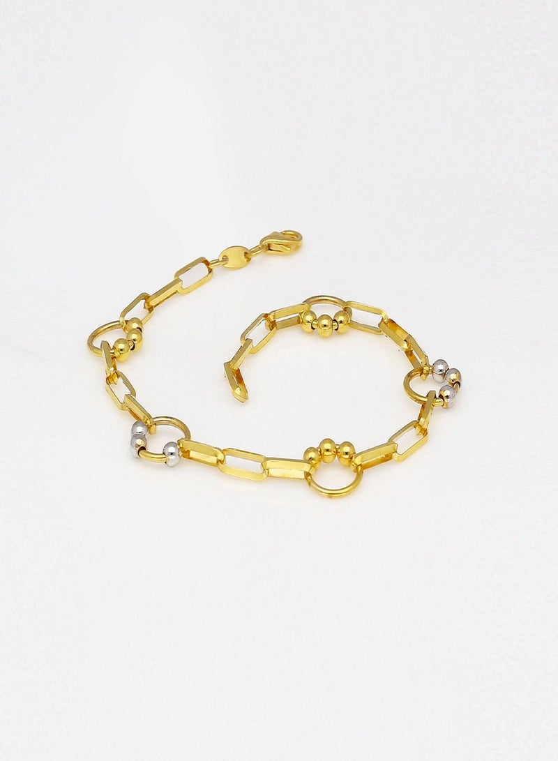Malabar Gold and Diamonds 22 KT 916 Purity Gold Bracelet LABR607T75  - Image 3