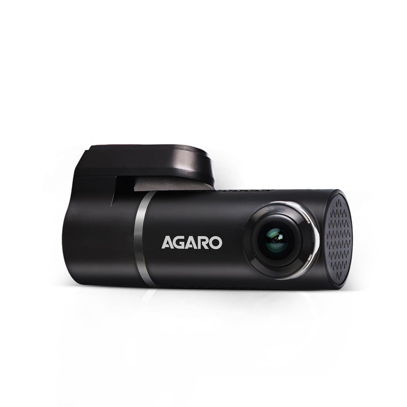 AGARO Alpha Car Dash Camera, Dashboard Recorder, 3MP, 140 Degree Wide Angle, F2.1 Aperture, Full HD, Voice Recorder, 128 GB Micro SD Card Support, Night Vision, G Sensor, Wifi, Loop Recording, DIY Set Up - Image 1