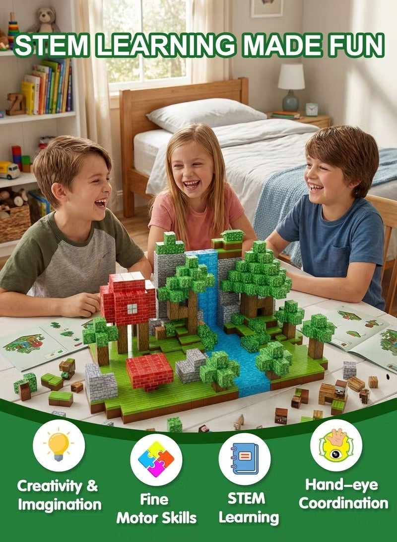 نورا مجموعة مكعبات مغناطيسية عالية القوة مكونة من 100 قطعة - مجموعة بناء عالم مغناطيسي للأولاد والبنات من عمر 3-5 و6-8 سنوات، ألعاب حسية تعليمية للأطفال الصغار، هدايا للأطفال من عمر 3 سنوات فما فوق، مكعبات مغناطيسية 2 سم، ألعاب بناء أساسية في الفصل الدراسي - Image 2