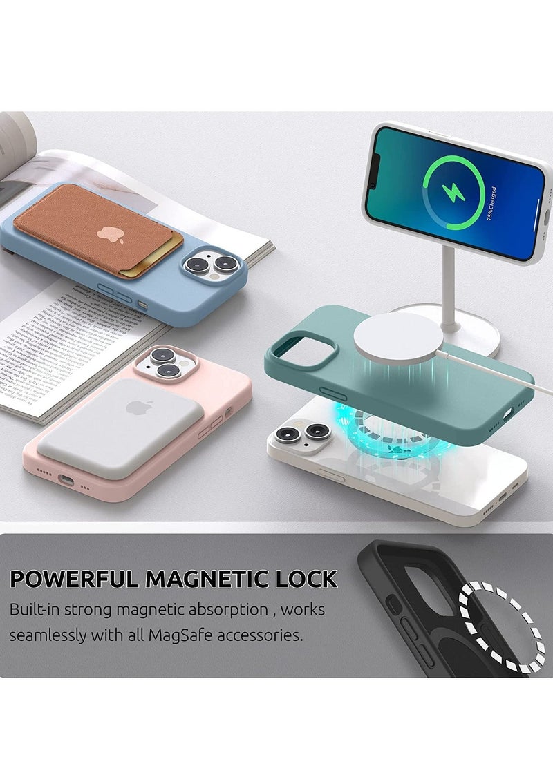 Raxoom Magnetic Case Designed for iPhone 14 Case 6.1 inch (2022), Compatible with MagSafe, Liquid Silicone Phone Case for iPhone 14, Black - Image 4