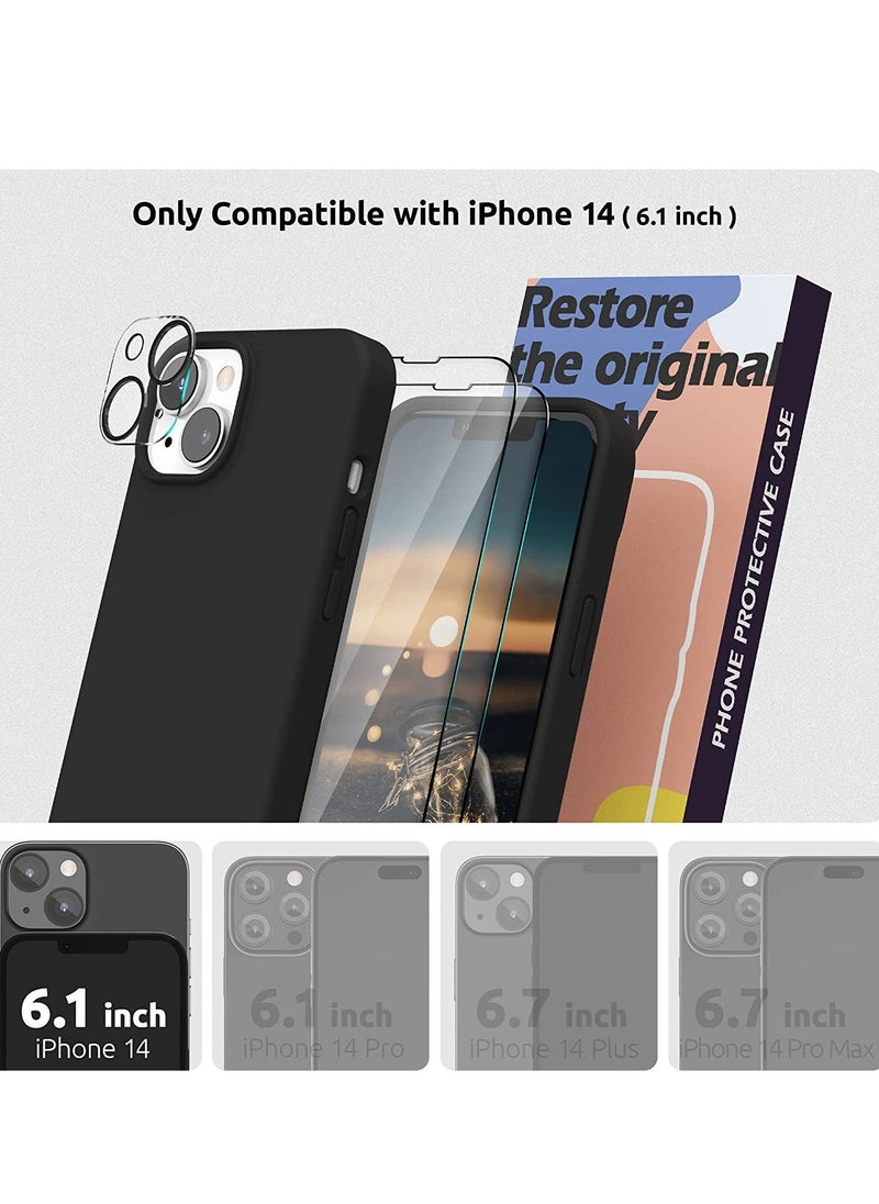 Raxoom Magnetic Case Designed for iPhone 14 Case 6.1 inch (2022), Compatible with MagSafe, Liquid Silicone Phone Case for iPhone 14, Black - Image 2
