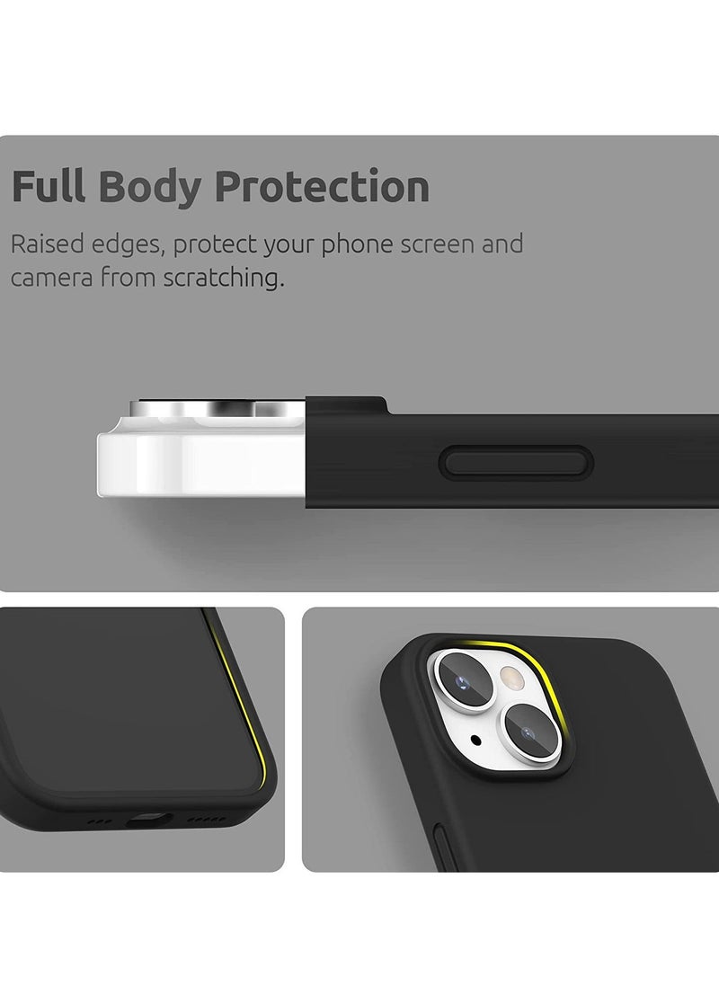 Raxoom Magnetic Case Designed for iPhone 14 Case 6.1 inch (2022), Compatible with MagSafe, Liquid Silicone Phone Case for iPhone 14, Black - Image 3
