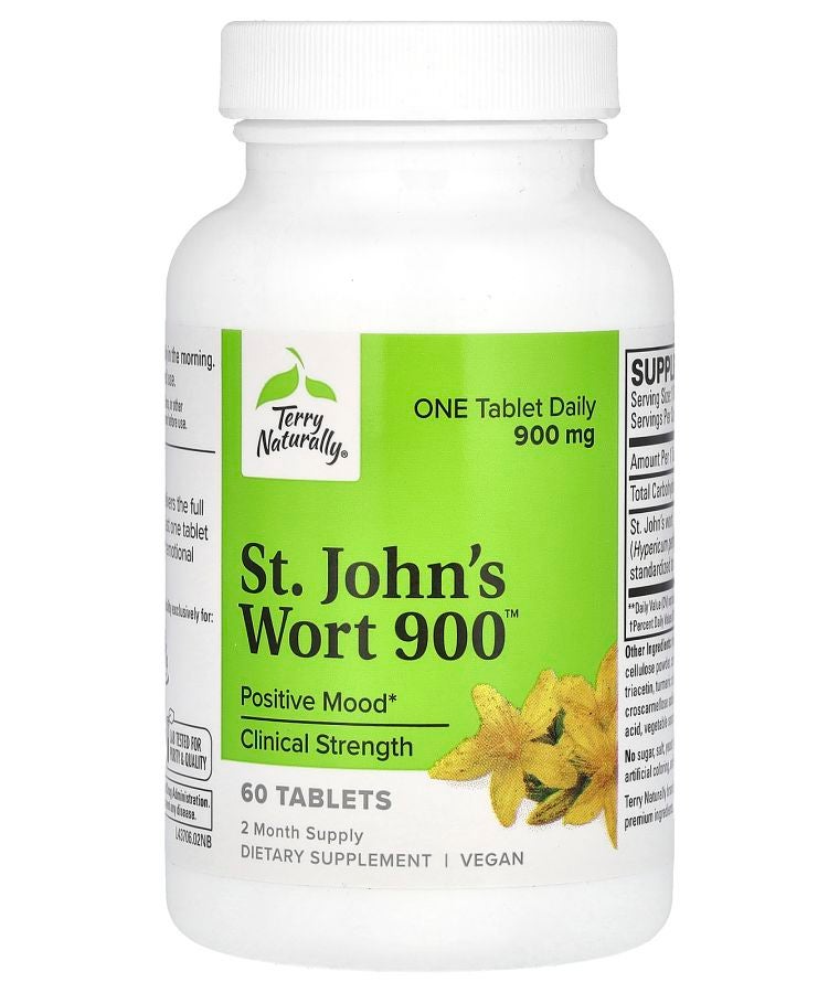 Terry Naturally St. John's Wort 900 900 mg 60 Tablets