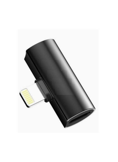 Audio Converter Adapter From Lightning To 2x Lightning Port Female