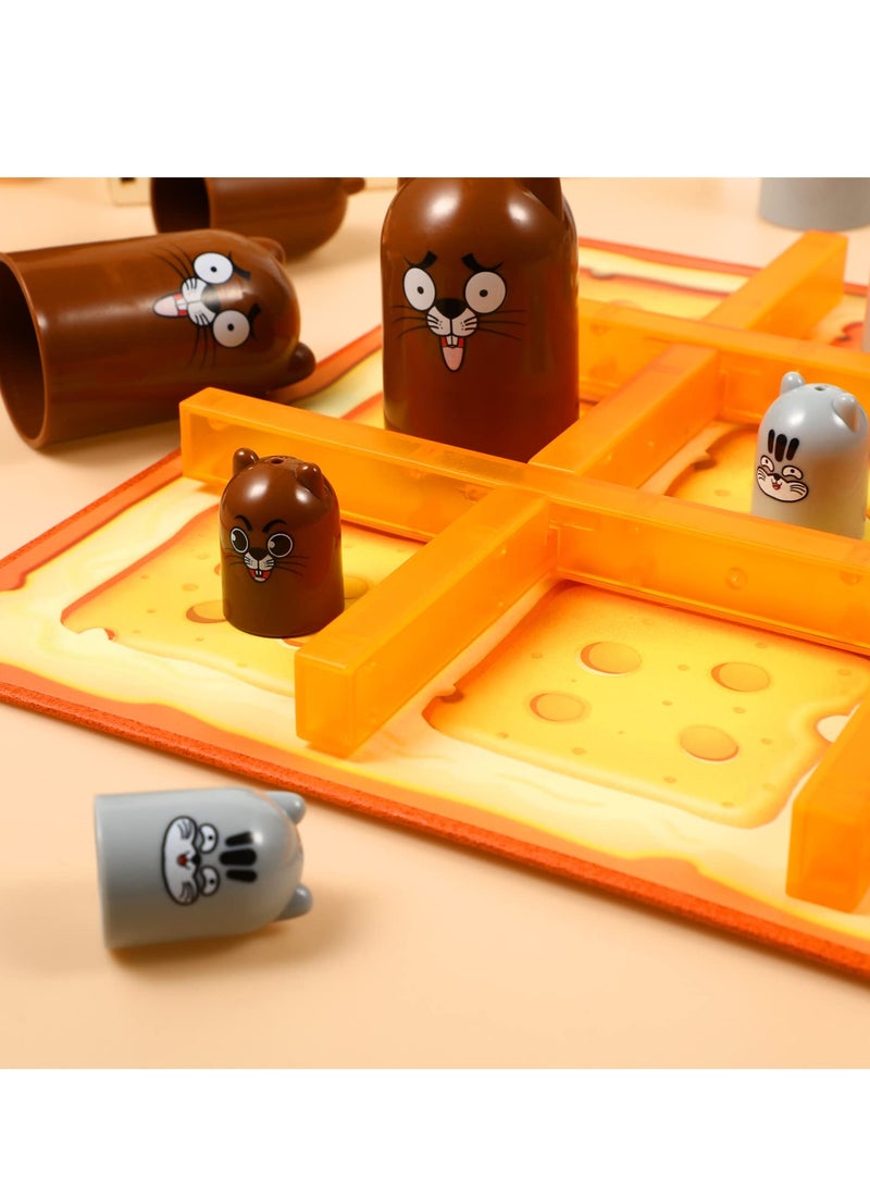 Cartoon Tic tac toe Board Game, Stacking Cup Board Game Toy/Tic- Tac- Toe game/Stacking Cups Nesting Cups/Puzzle Board Game Portable Travel Toy for Children Kids