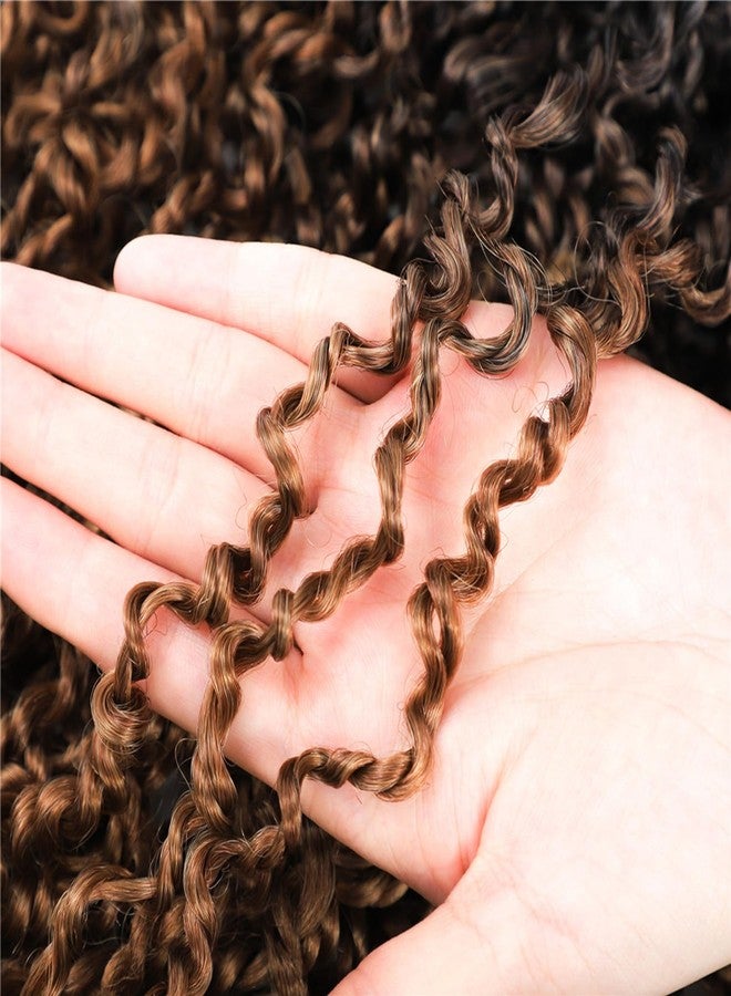 SOKU Passion Twist Crochet Hair 26" - 8 Packs Pre Twisted Senegalese Yanky Twist Crochet Hair Ombre Brown Honey Blonde Majesty Pre-looped Synthetic Dreadlocks Bohemian Locs for Black Women - Image 4