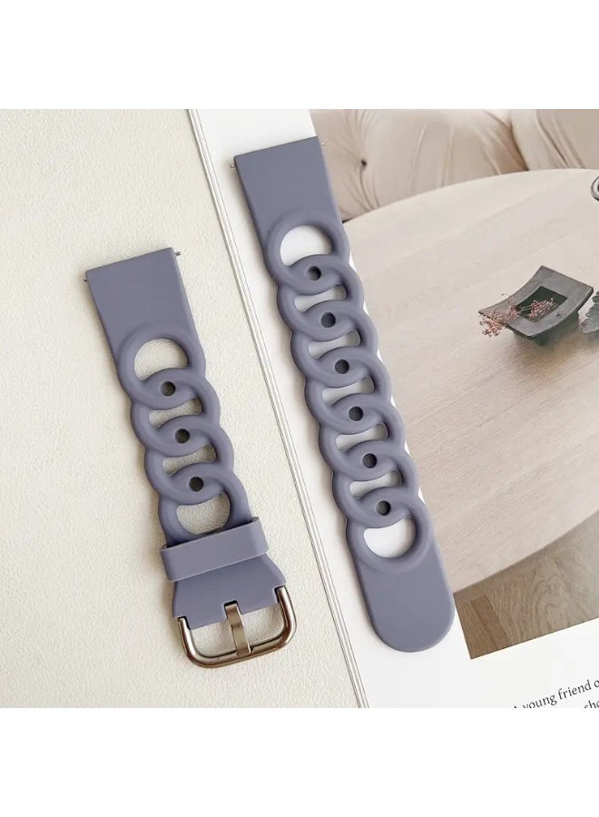 For watch Samsung Galaxy Watch Fit(20mm) - Premium Silicone Soft Smart Watch Band Strap - - Image 2