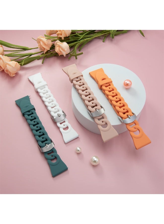 For watch Samsung Galaxy Watch Fit(20mm) - Premium Silicone Soft Smart Watch Band Strap - - Image 5