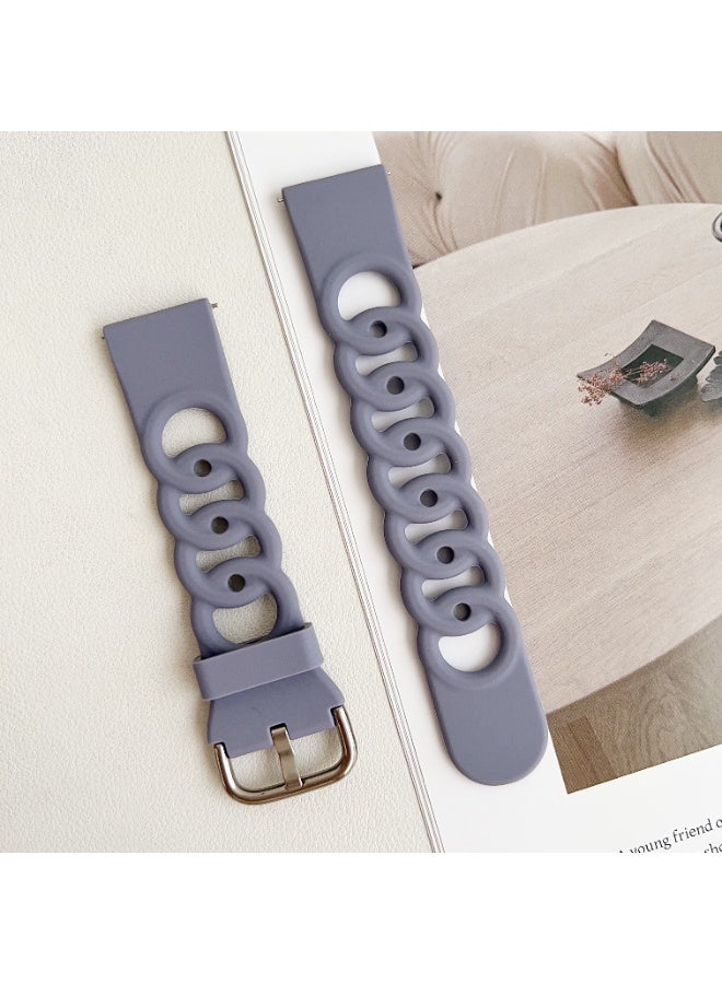 For watch Samsung Galaxy Watch Fit(20mm) - Premium Silicone Soft Smart Watch Band Strap - - Image 4