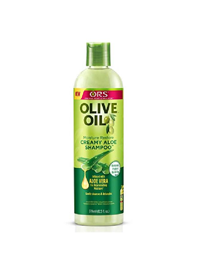 Organic Root Stimulator Ors Olive Oil Moisture Restore Creamy Aloe Shampoo 12.5 - Image 2