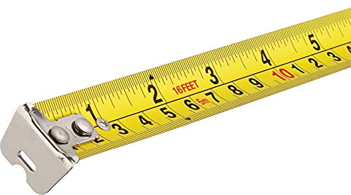 HAZET Tape Measure 2154N-5, 5 meters/16.4 feet, Reduced kinking and Resistant Coating, Automatic retraction Due to Quality Spring and Double Tape Measure Marking - Image 2