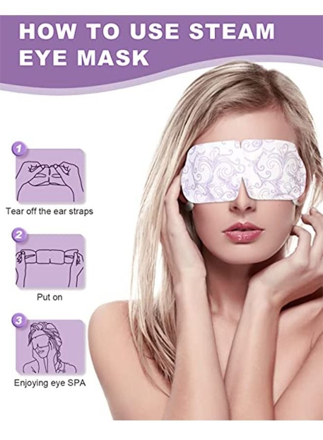 Generic 10 Packs Hot Steam Eye Mask For Dark Circles And Stress Relief  - Image 3