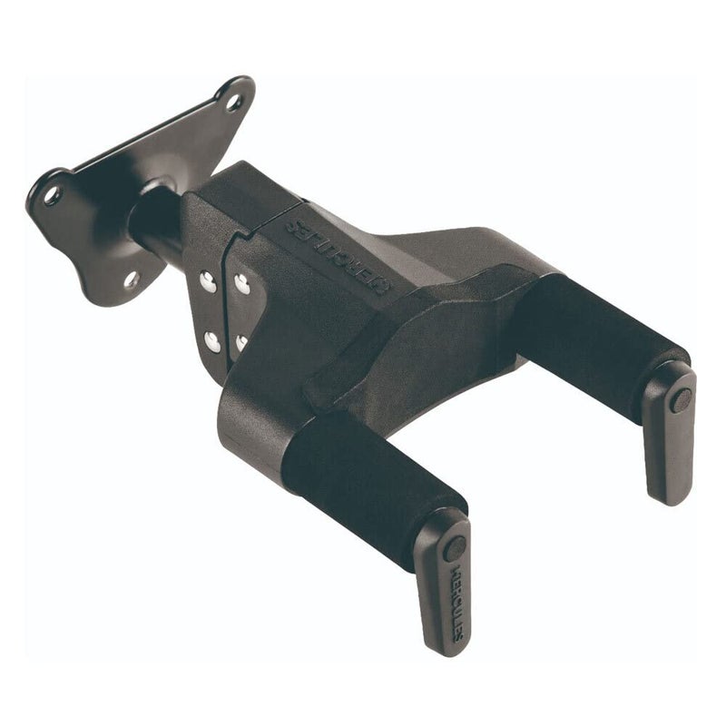 Hercules Stands GSP39WB Plus Short Arm Steel Base Wall Mount Guitar Hanger with Auto Grip System - Image 2