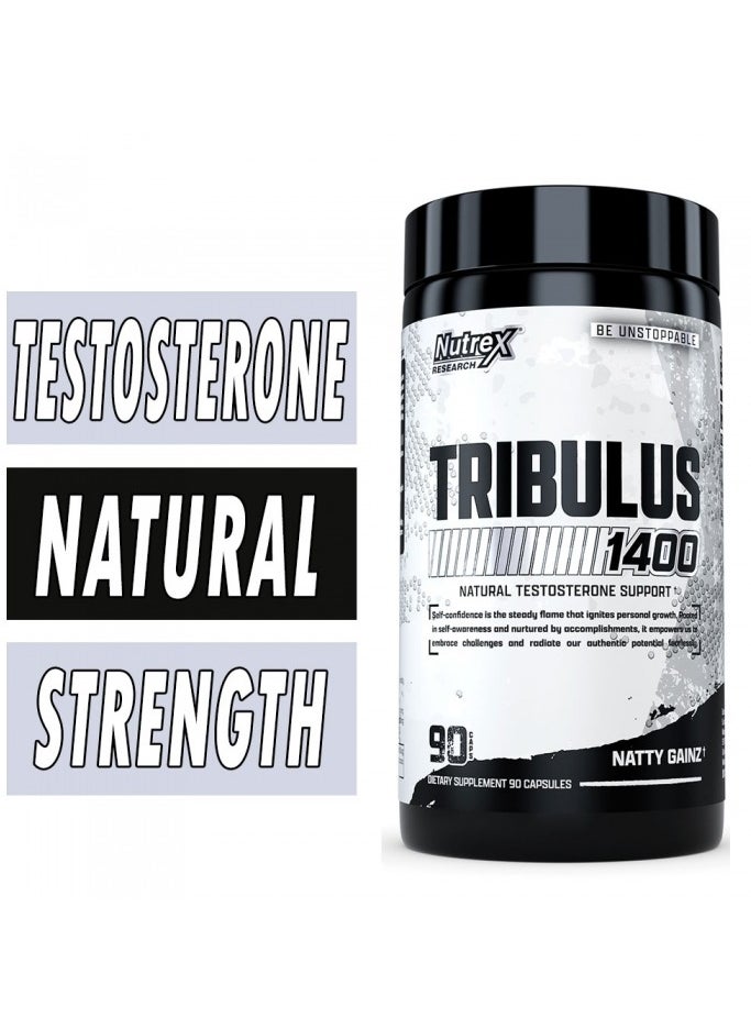 Nutrex Research Tribulus 1400 - 90 Capsules  - Image 2