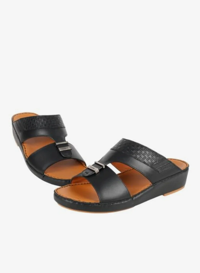 barjeel uno Black 008-3723 Barjeel Uno Mens Arabic Sandals BS 38 Black for Men | Best Price UAE