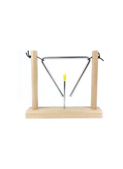 Megarya Playing With A Pine Frame Hand Percussion Triangular Instrument Adults And Children Can Have Fun  - Image 1