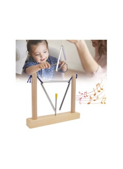 Megarya Playing With A Pine Frame Hand Percussion Triangular Instrument Adults And Children Can Have Fun  - Image 3