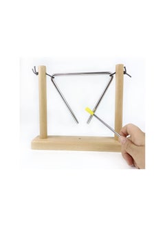 Megarya Playing With A Pine Frame Hand Percussion Triangular Instrument Adults And Children Can Have Fun  - Image 2