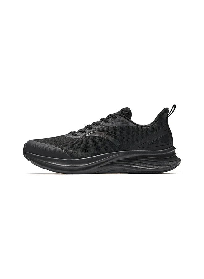 ANTA Men'S Lightweight Shock-Absorbing Running Shoes 2025 New Arrival Abrasion Resistant Non-Slip Plaid Sports Running Shoes