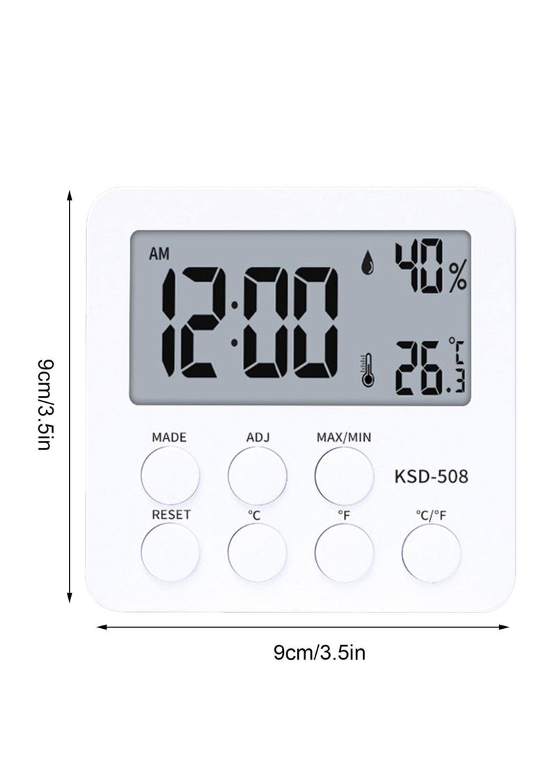 Cobest Indoor LCD Digital Thermometer Hygrometer - Room Temperature and Humidity Monitor for Home and Nursery Use, Accurate Temperature and Humidity Gauge. - Image 4