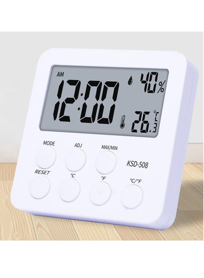 Cobest Indoor LCD Digital Thermometer Hygrometer - Room Temperature and Humidity Monitor for Home and Nursery Use, Accurate Temperature and Humidity Gauge. - Image 3