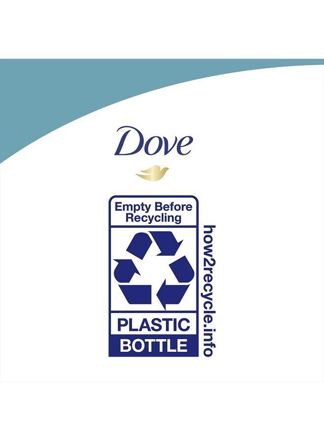 Dove شامبو مرطب أسرار مغذية مع مضخة للاستخدام اليومي بجوز الهند والترطيب للشعر الجاف برائحة الليمون المنعشة 25.4 أونصة - Image 5