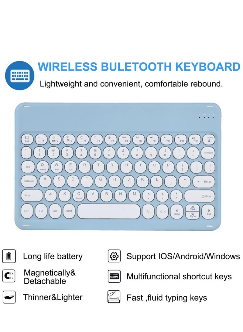 ELTRAZONE Apple Ipad Air 4 (10.9”) English Arabic Smart Wireless Bluetooth Keyboard Case Cover With Pen Slot Black - Image 5