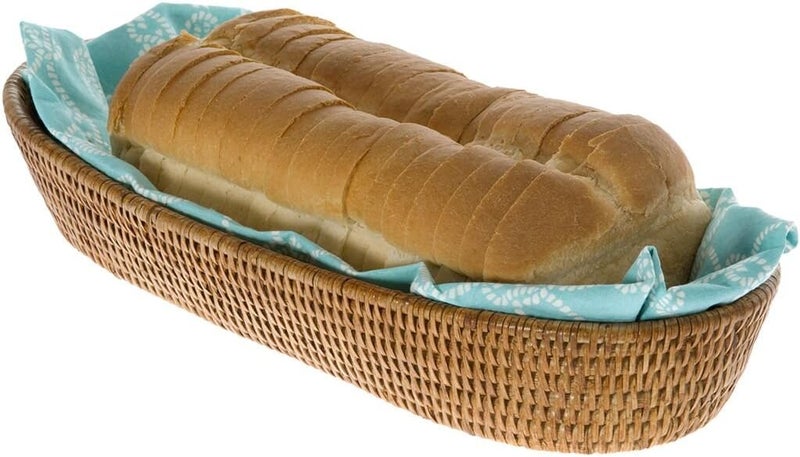 Kouboo KOUBOO La Jolla Bread Basket Large Honey Brown  - Image 2