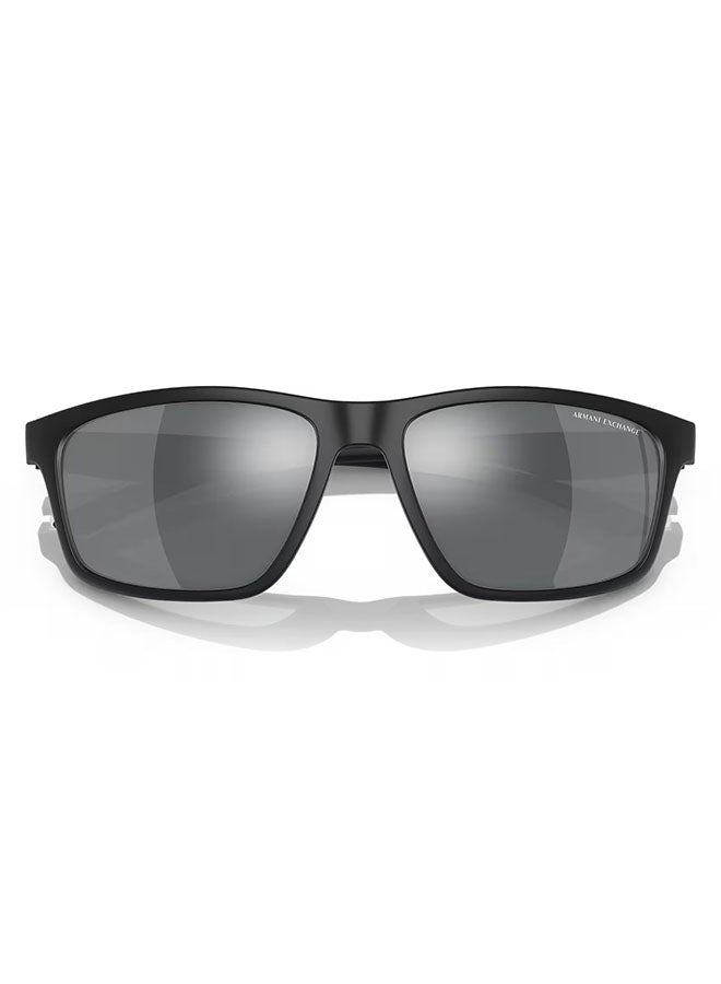 Armani Exchange Men's Mirrored Sunglasses - AX4122S 80786G 59 - Lens Size: 59 Mm - Image 5