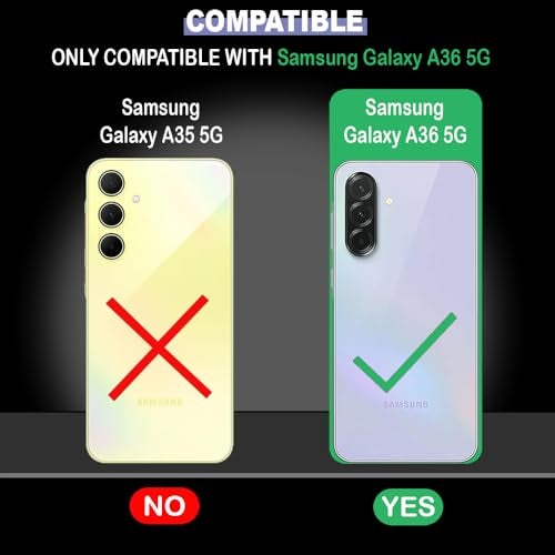 Casotec Back Cover | Premium PU Leather | Full Camera Protection, Raised Edges, Soft-Touch Finish | Slim & Durable Protective Cover for Samsung Galaxy A36 5G (Brown) - Image 2