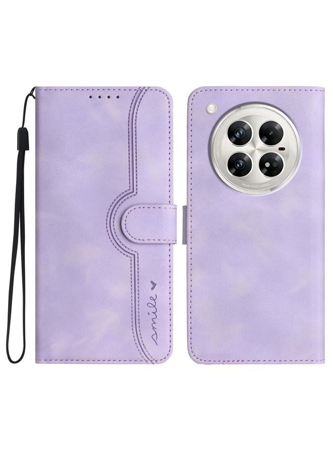 S-TOP Case For Infinix Zero 40 4G / Zero 40 5G Heart Pattern Skin Feel Leather Phone Case - Image 1