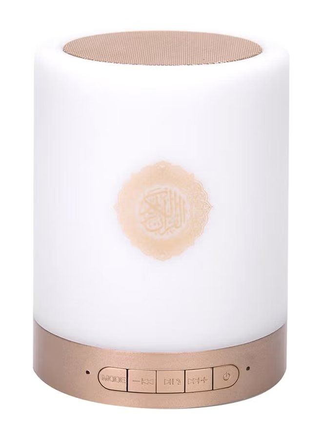 Equantu Touch Lamp Portable Quran Speaker Mp3 Player (Gold/White) - Image 4