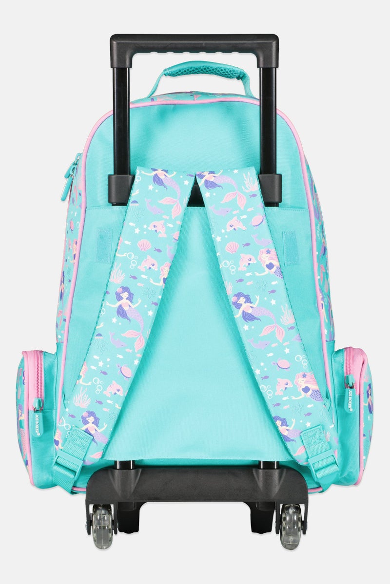 Joe Boxer Kids Girl Graphic Print Trolley Backpack, Multicolor - Image 2