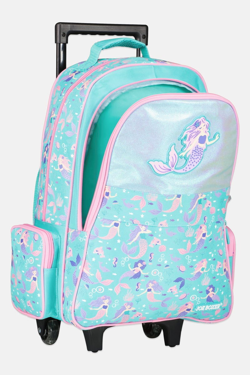 Joe Boxer Kids Girl Graphic Print Trolley Backpack, Multicolor - Image 3