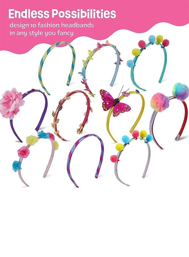 مجموعة صنع عصابة رأس DIY - أكثر من 10 عصابات رأس أنيقة مثالية للعب الإبداعي والأنشطة الجماعية - Image 3