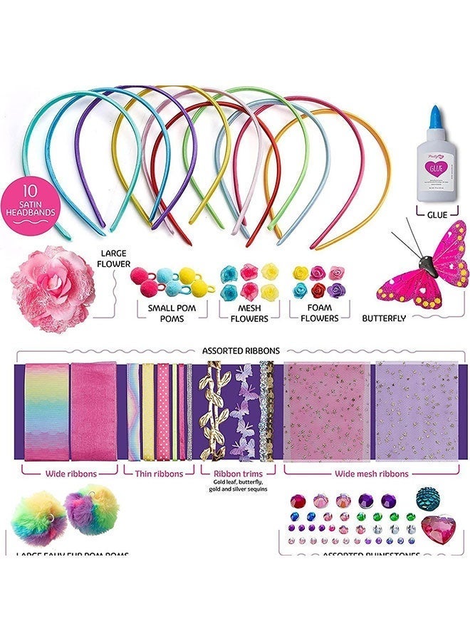 مجموعة صنع عصابة رأس DIY - أكثر من 10 عصابات رأس أنيقة مثالية للعب الإبداعي والأنشطة الجماعية - Image 4