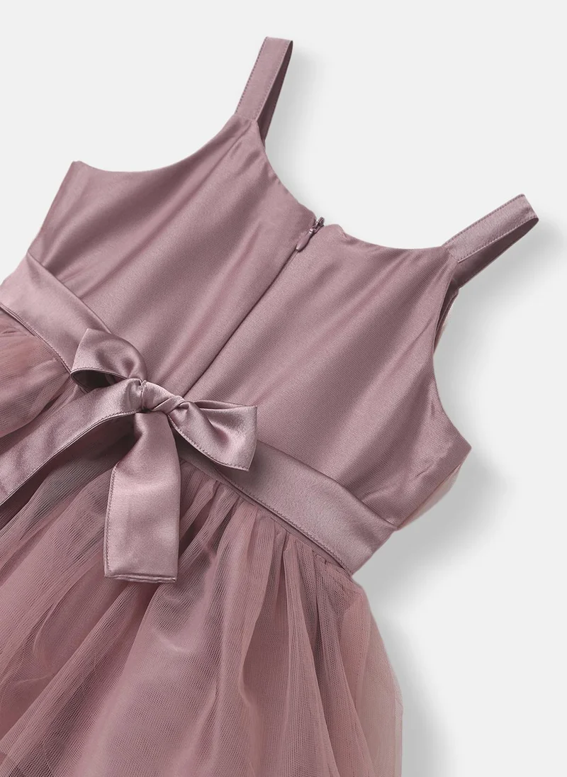 Nautinati  Mesh Party Dress for Girls | Girls Party Frock | 0 to 3 Years for Women | Best Price UAE