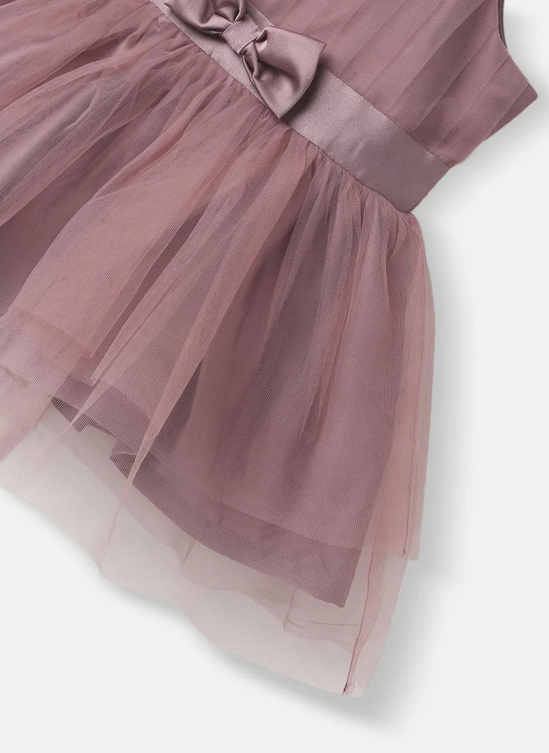 Nautinati  Mesh Party Dress for Girls | Girls Party Frock | 0 to 3 Years for Women | Best Price UAE