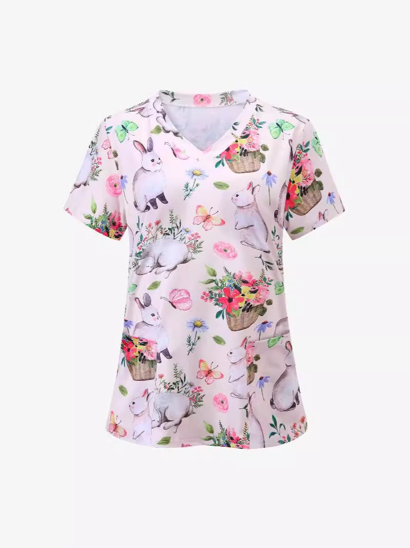 2024 Fashion Printed Series 3D V-Neck Protective Workwear - Image 5