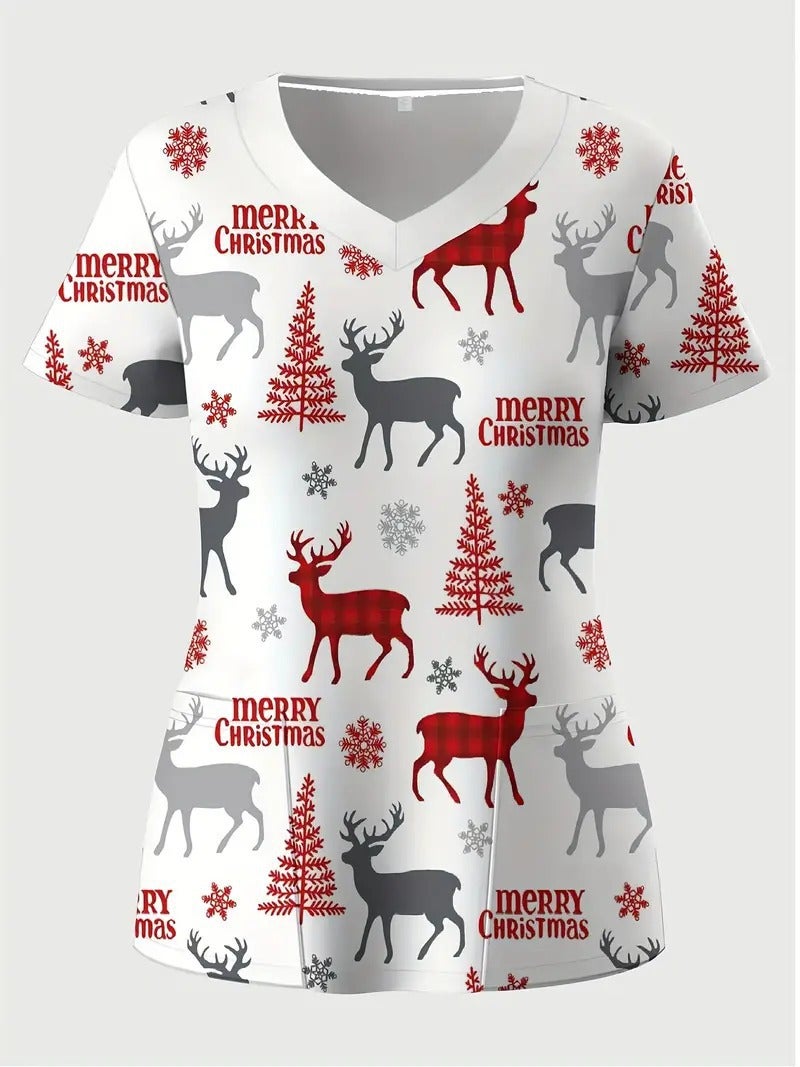 2024 Fashion Printed Series 3D V-Neck Protective Workwear - Image 4